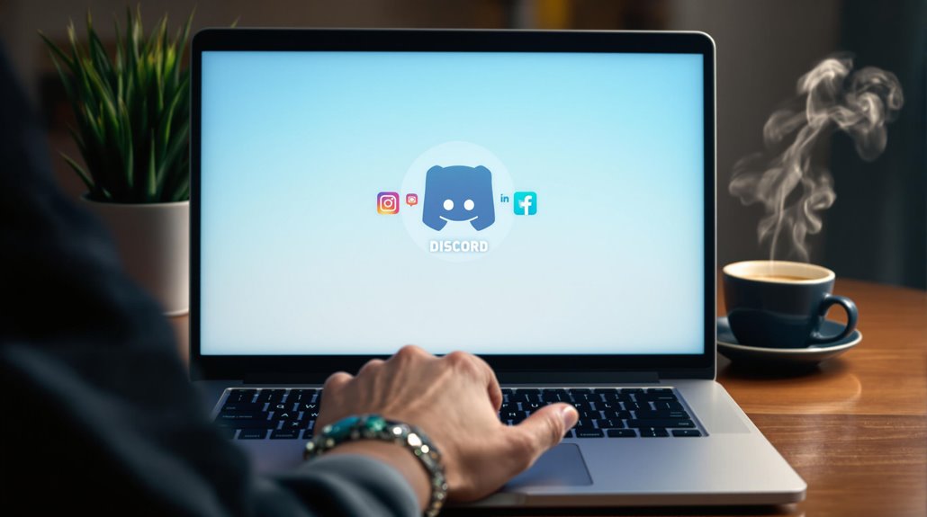 link discord with social media