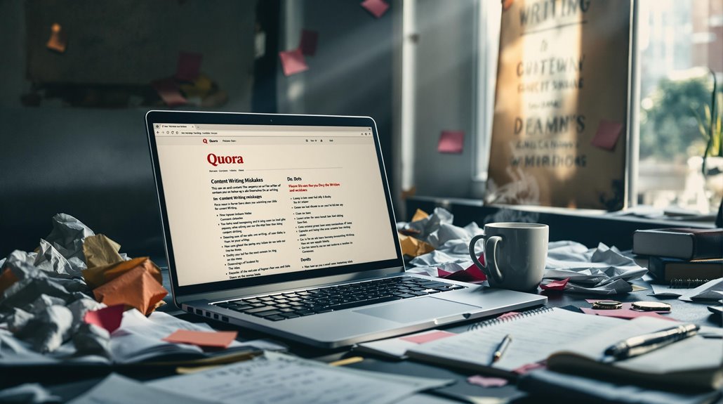 quora content writing pitfalls